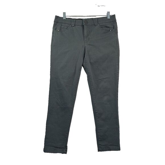 Democracy AB Solution Jeans Women's Size 12 Ankle Green Tummy Control Skinny - Picture 1 of 10